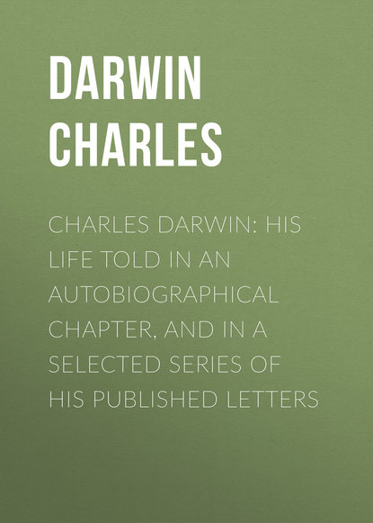 Скачать книгу Charles Darwin: His Life Told in an Autobiographical Chapter, and in a Selected Series of His Published Letters