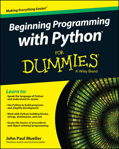 Скачать книгу Beginning Programming with Python For Dummies