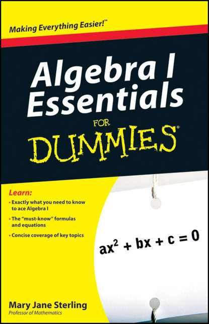 Скачать книгу Algebra I Essentials For Dummies