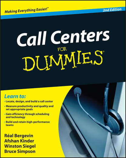 Скачать книгу Call Centers For Dummies